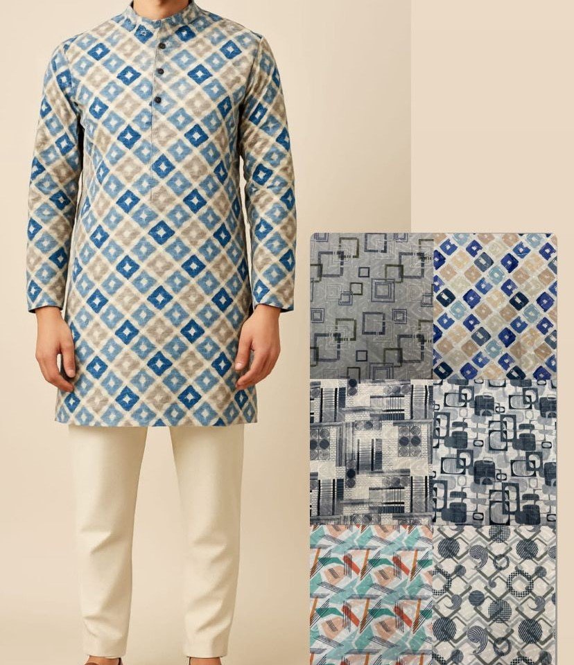 PC Embroidery Kurta Pajama Set